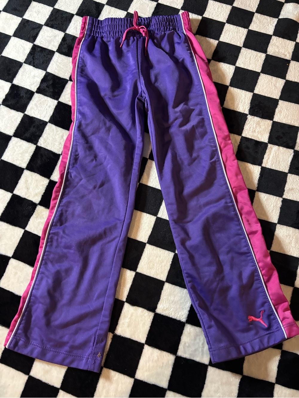 Size 6 purple puma joggers